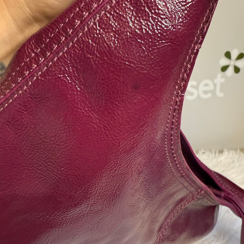 y2k COACH Patent Leather Hobo Shoulder bag Crossbody - Picture 5 of 15